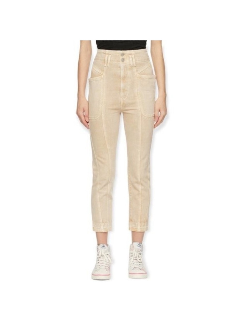 Isabel Marant Étoile Cream Denim Pants